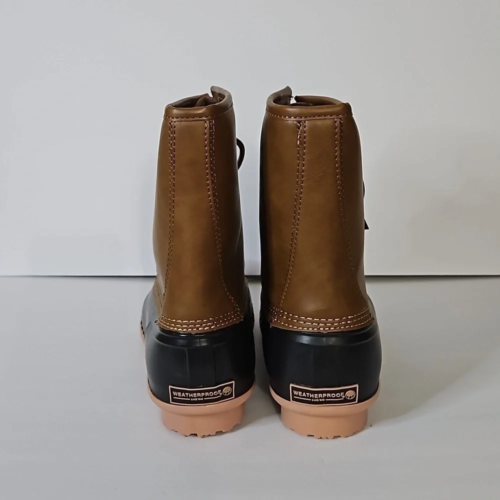 Remington Waterproof Duck Boots Men's 9M Tan NIB